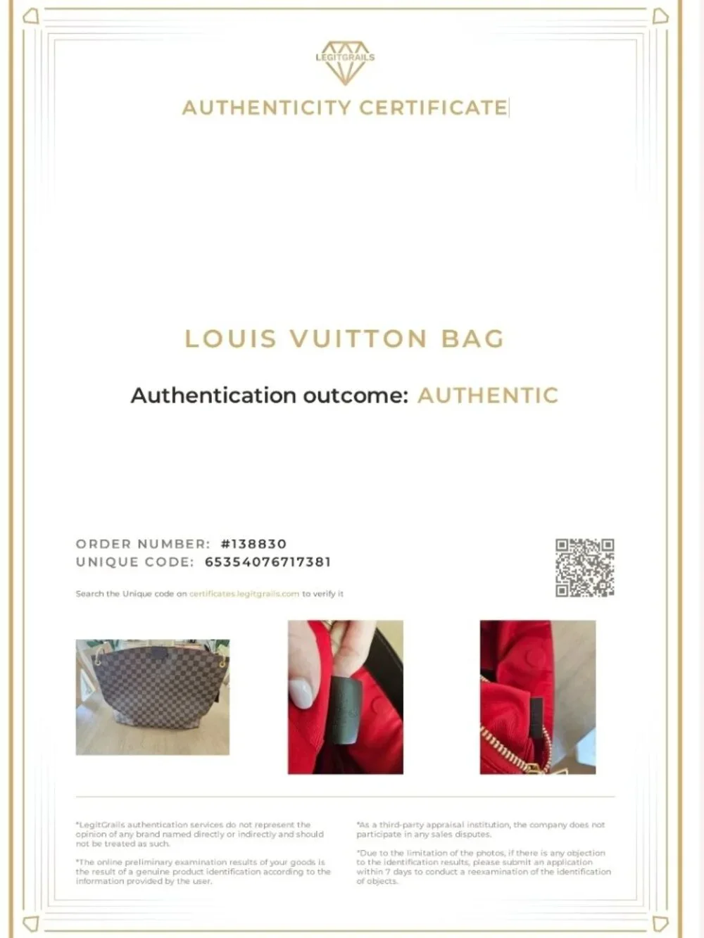 Louis Vuitton Damier Ebene Graceful MM